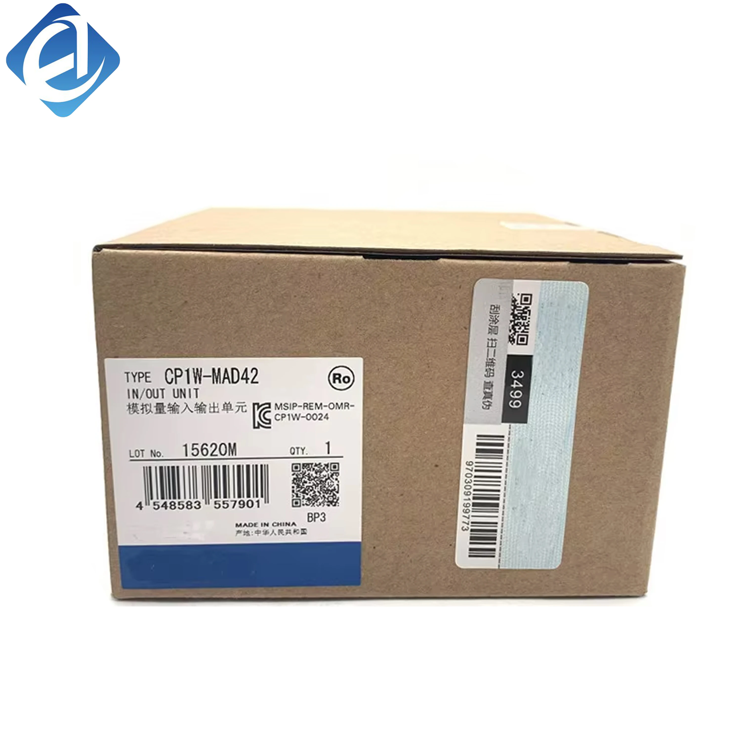 New Original Omron CP1W series analog I/O module. Integrates analog input and output functions, realizes accurate analog signal conversion and transmission for CP1E PLC system. Widely applied in pressure, temperature signal collection and adjustable contr