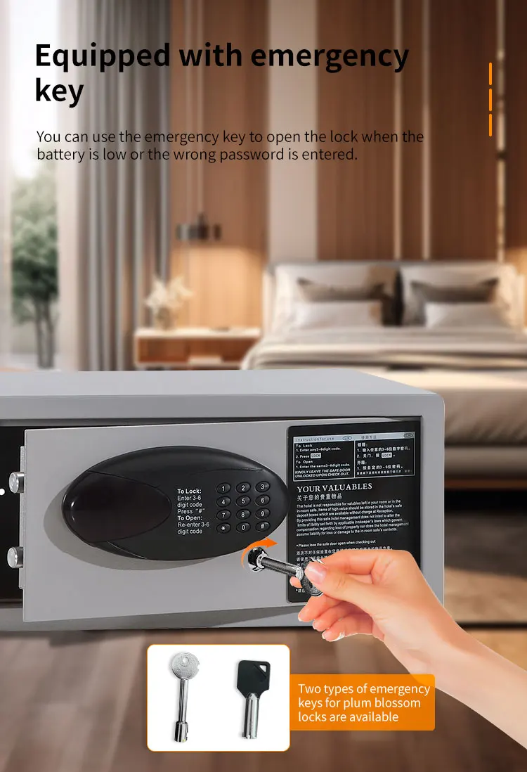 CEQSAFE Best Seller Electronic Digital Safe Box Hotel Room Safety Box for Hotel factory