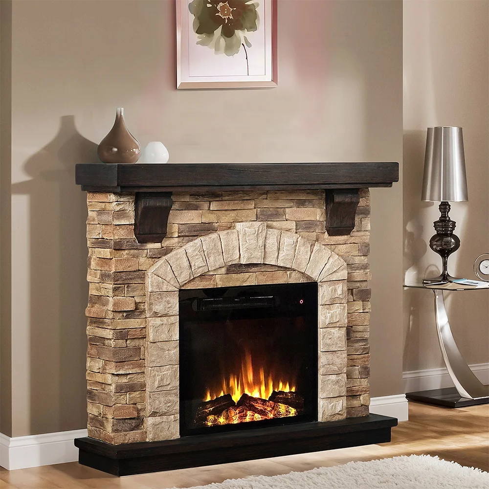 Electric Fireplace, 1500W, MGO - detail 6