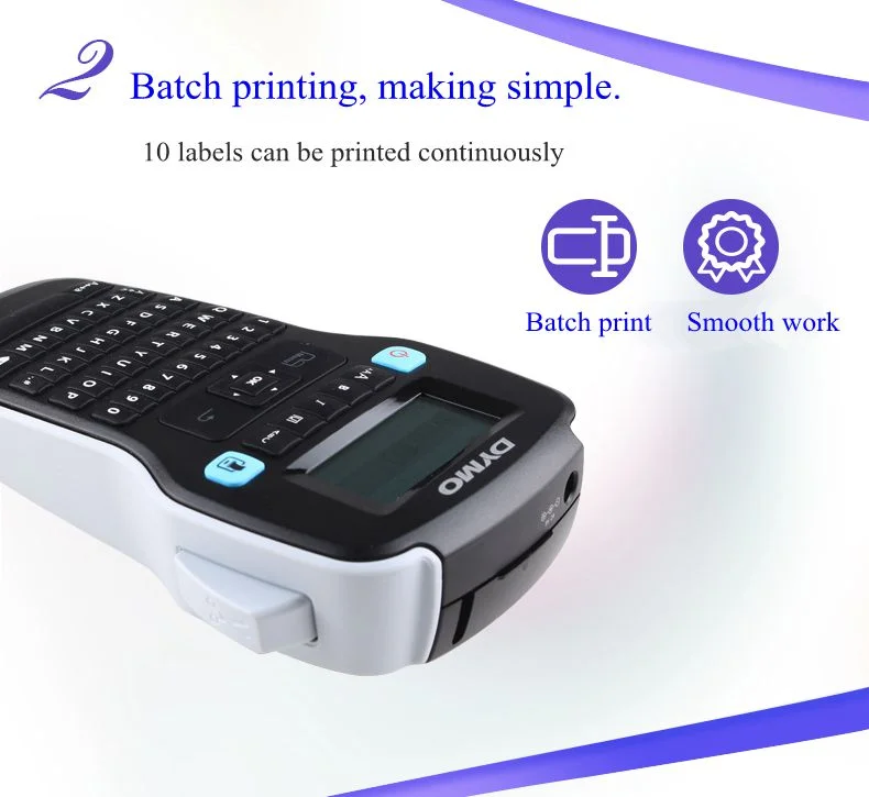 Lm160 English Keyboard Dymo Label Printer Easytouse Label Maker With