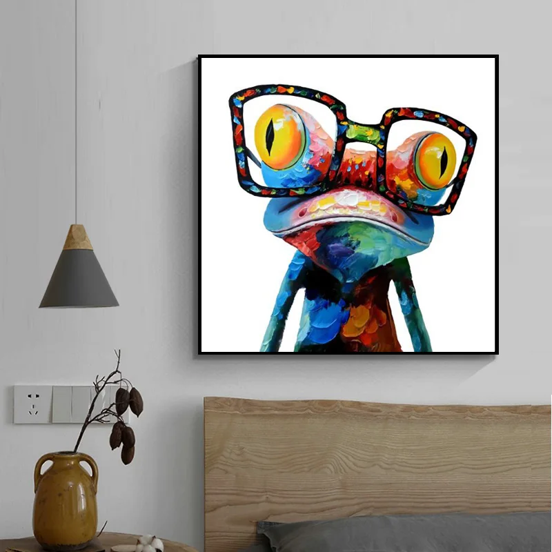 Antipoison Wizard Pijnstiller Cute Frog Graffiti Art Canvas Paintings Abstract Animals Posters And Prints  On Canvas Wall Art Picture For Living Room Decor - Buy Cute Frog Graffiti, Posters And Prints,Art Canvas Paintings Product on Alibaba.com