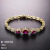 Red+14K Gold Plated