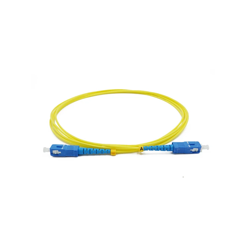 Factory price SM SC UPC fiber optic patch cord 1m