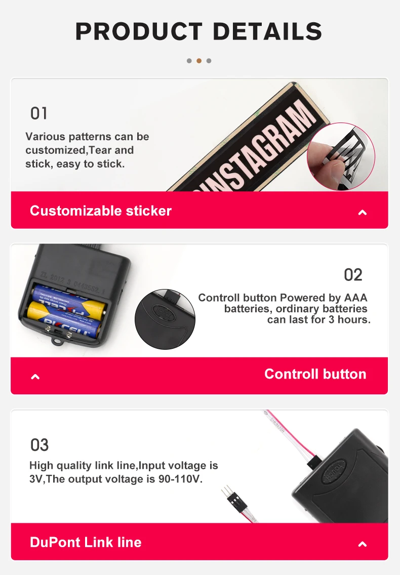 Hot Sale Custom El Light Up Led Window Windshield Panel Car Led Stickers Buy Led Car Sticker