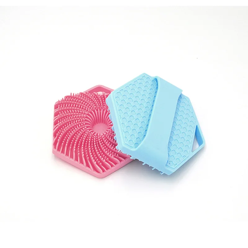 2023 Hexagon Silicone Body Scrubber,Exfoliating Body Scrubber,Eco ...