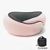 Almohada de viaje de caracol rosa