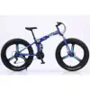 Blue Folding Snow 3-Wheel Drive