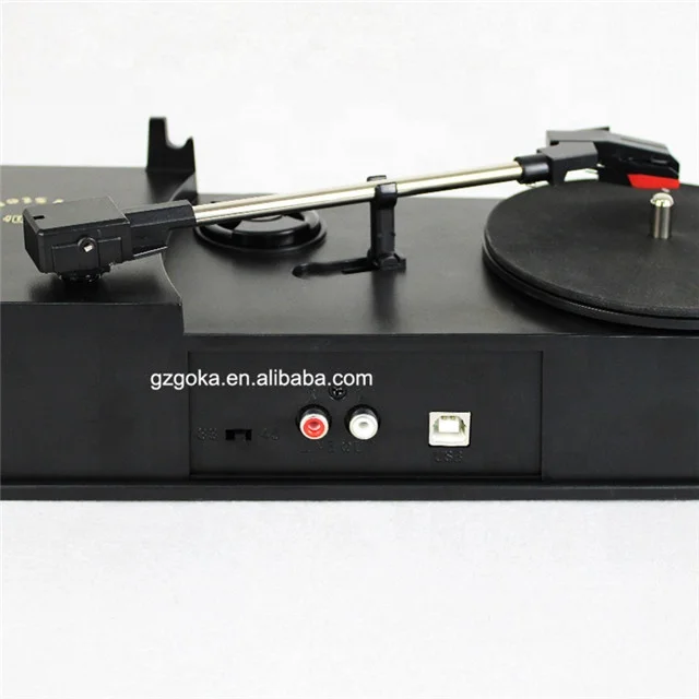 ABS素材 33 & 45回転 ターンテーブル ミニスタイル USBビニール