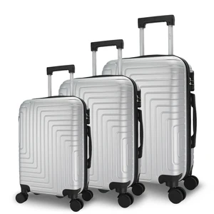 20 24 28 Inch 3 Piece Set 4 Wheels ABS Luggage Equipaje Luggage Suitcase for Trolley Traveling Bag