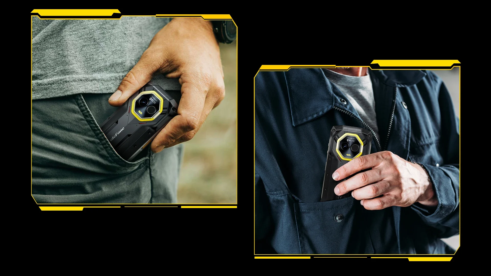 Ulefone Armor Mini 20T Pro Rugged Smartphone 5G Thermal Imaging 4.7" Display 8GB+256GB Android 14 NFC Cellphones