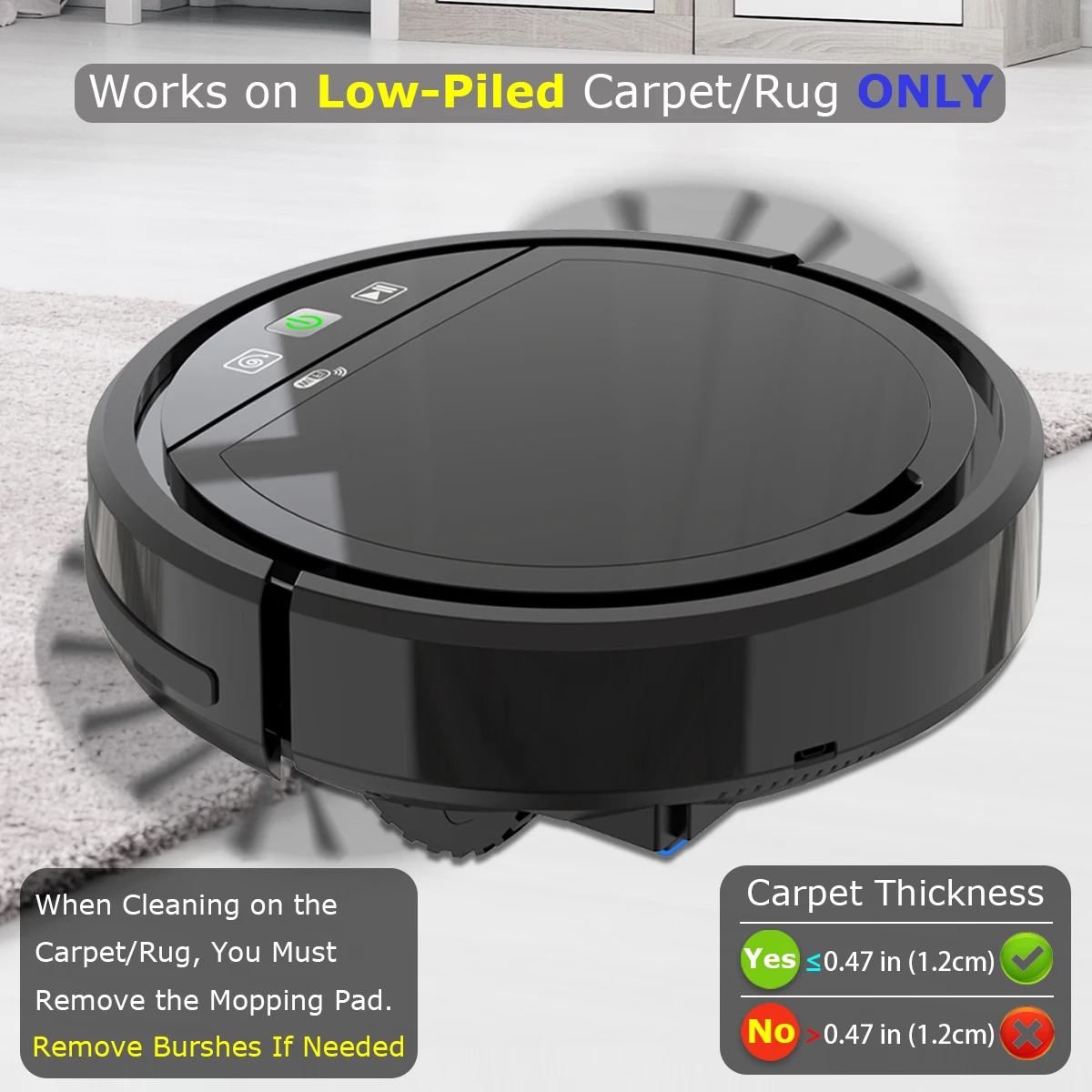 Smart Robot Vacuum Cleaner Vacuuming Sweeper Cleaning Robo 2600mah Hotel Home Office Robotic Maid Sweeping Robot Cleaner