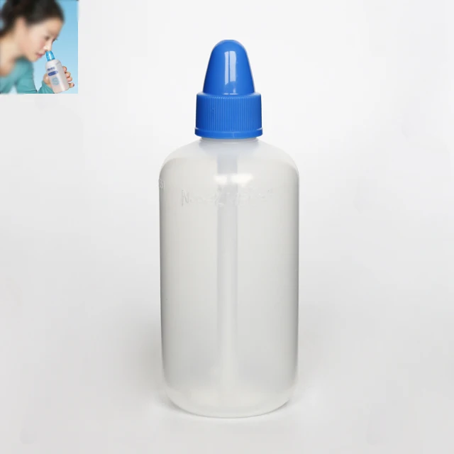 Irrigador de botella limpia de nariz de bote de lavado nasal de 500 ml  Irrigación alérgica salina