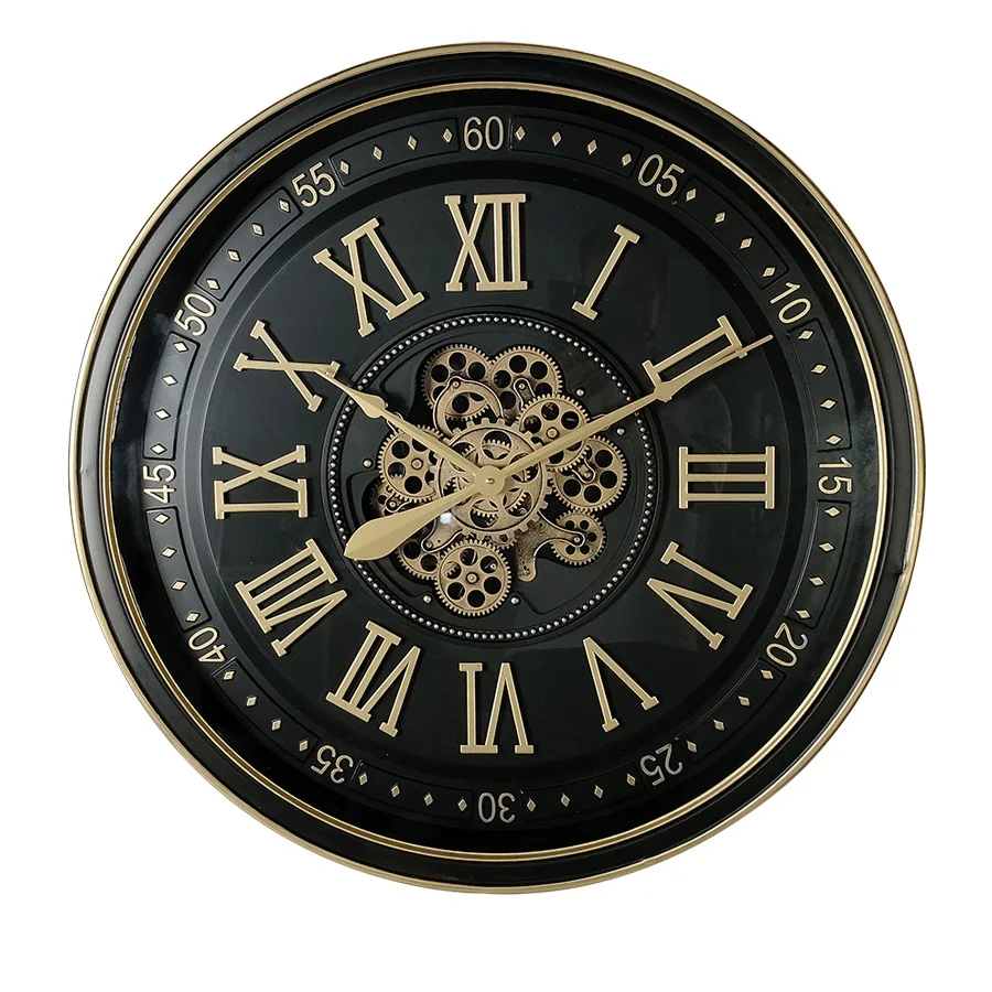 Wall Clock With Visible Moving Gears at Alex Cox blog