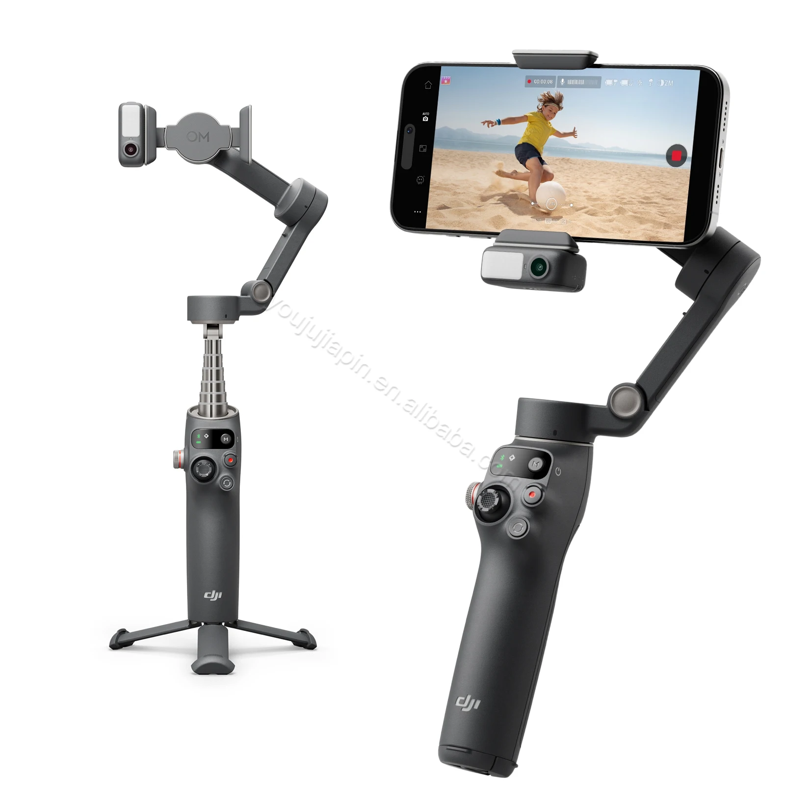 超美品　DJI OSMO MOBILE 7P DJI Osmo Mobile 7P Smartphone 3 Axis Gimbal Stabilizer Gray