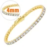 4mm-14k gold bracelet