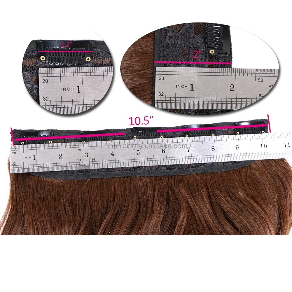 Clip In Hair Extensions 24 Inch Natural Long Wavy Synthetic Hair