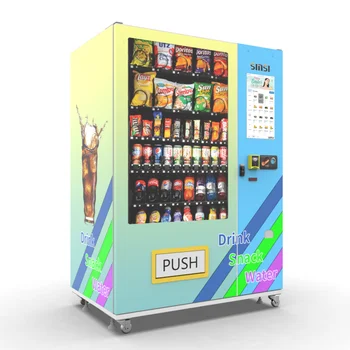 Electronics Cold Drink Snacks Small Machines Convenience Store Vending Machine For Foods And Drinks