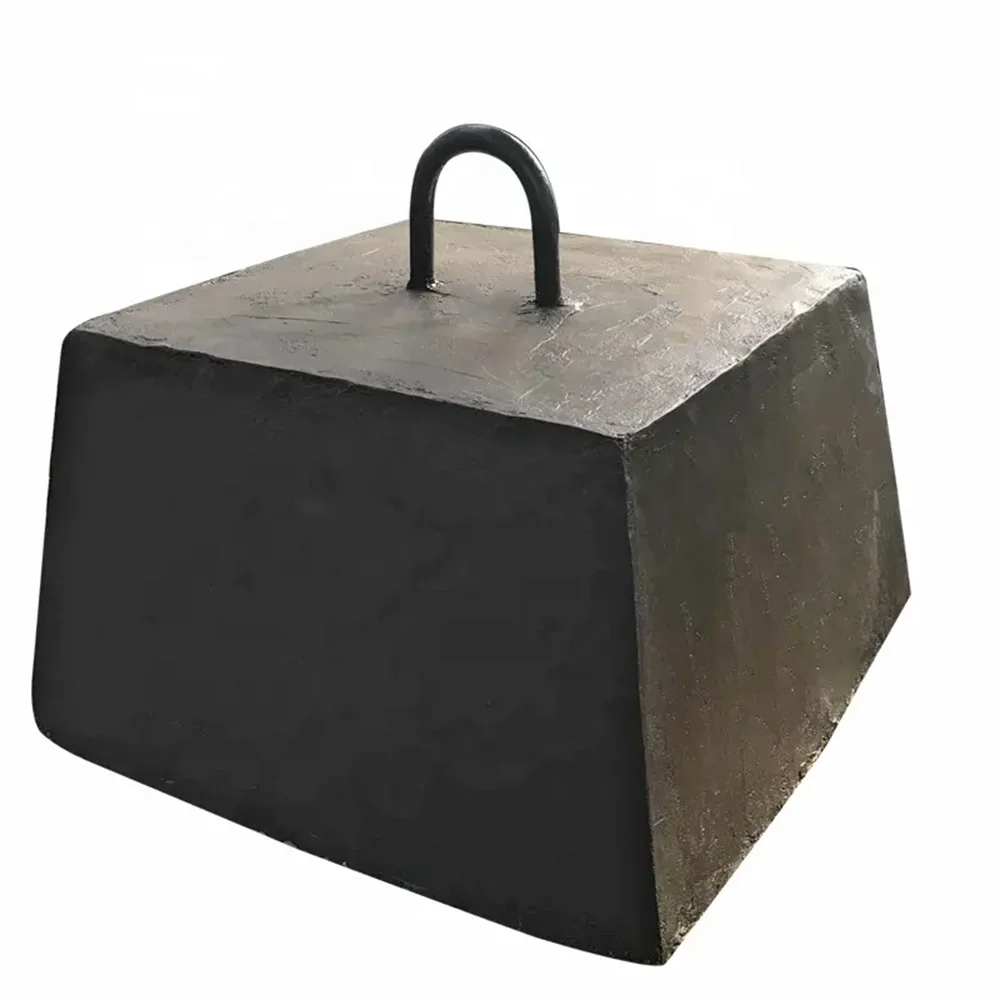 Castings Square Concrete Mooring Sinker for Offshore Engineering