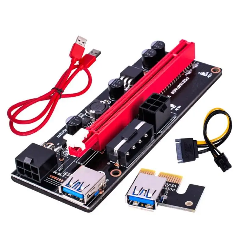Welcome OEM Order, Factory Whole Selling 1x 16x Usb3.0 Extension Card Pci Express 6 Pin Connector Riser's V Raiser Riser 009s Ver 009 Pcie Riser 009s - Buy 009s Plus Riser hot Item 009s Pci-e Riser Card Ver009 Pcie X1 ver 009s Pci-e 1x To 16x Ler Riser 009