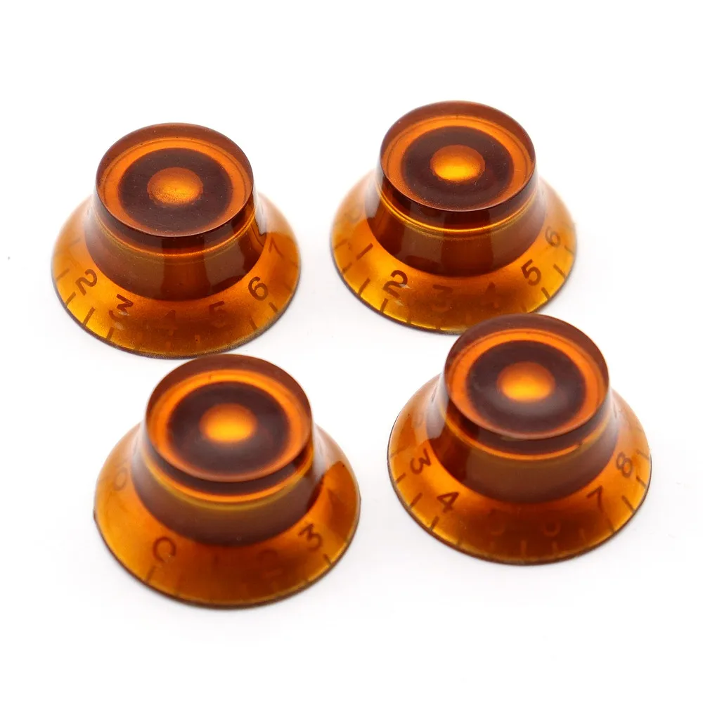 Multi Color Electric Guitar Volume Tone Knob Top Hat Straight Guitar Speed Control Knob Plastic