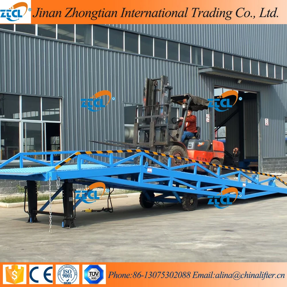 2024 Hydraulic Container Unloading Ramp Forklift Container Mobile ...