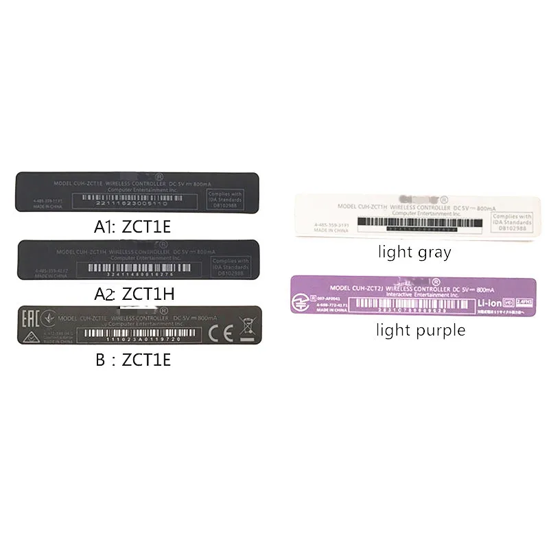 Ps4 controller barcode sticker discount