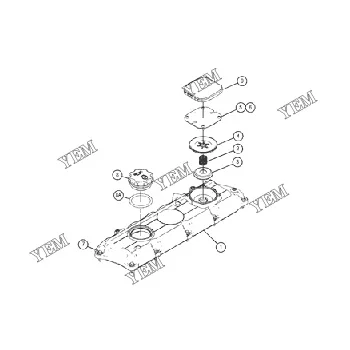 Wholesale 225-6477 Plate IT14G for Caterpillar Heavy Equipment Engine Parts