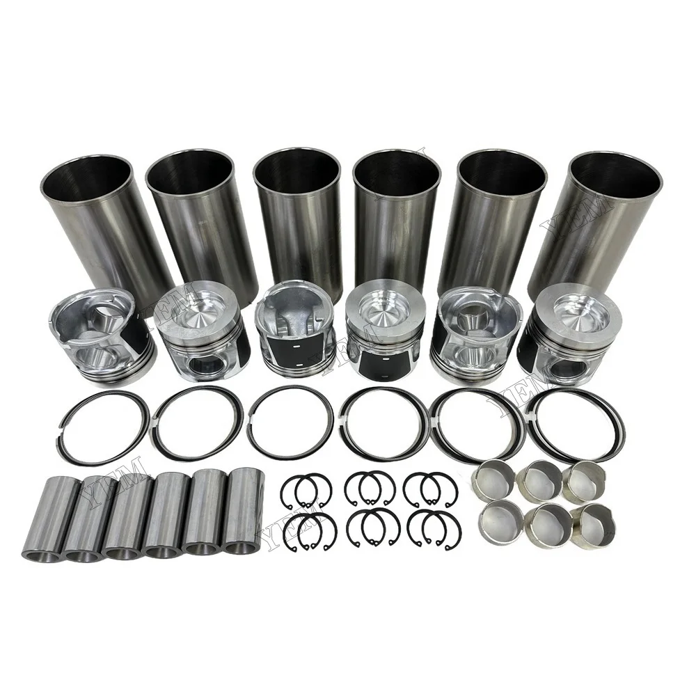 Cylinder Liner Kit Suitable for Volvo D6E Engine Replacement Parts 2