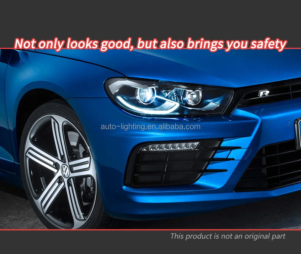 Car Lights For Scirocco R 20092017 Led Headlights Drl Fog Lamp Turn