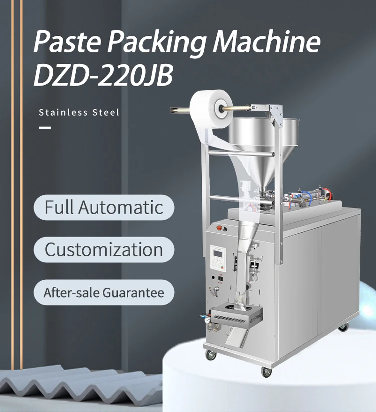 DZD-220JB Multi Function Ketchup Honey Jam Sauce Auto Packaging Machinery Packing Machine supplier