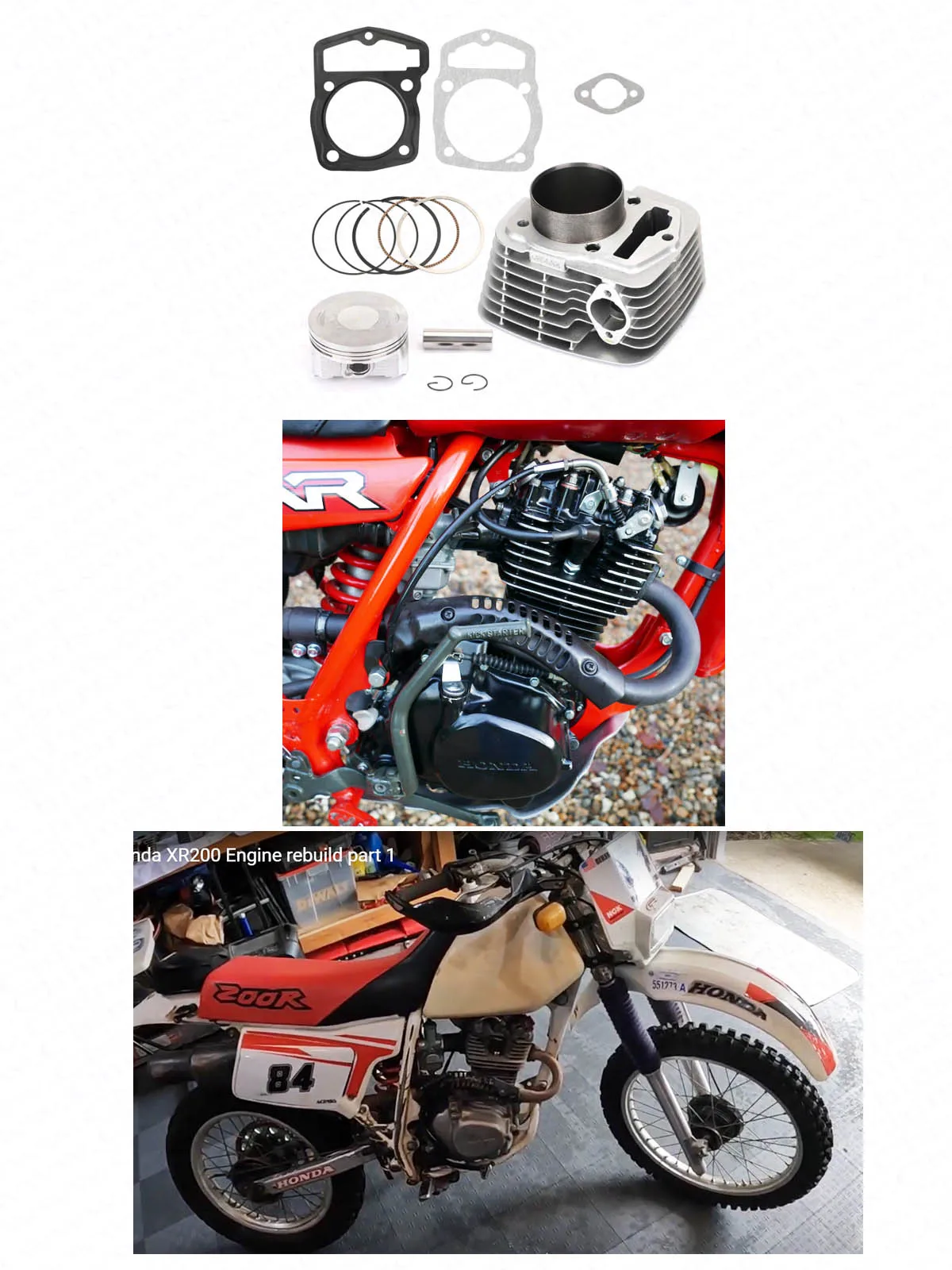 Motorcycle Parts Xr200 Performance Parts Engine Honda Xr200