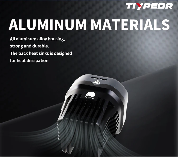 product tiypeor motorcycle cnc aluminum led work light yellow white super bright spotlight off road truck fog lamp auxiliary headlight-5