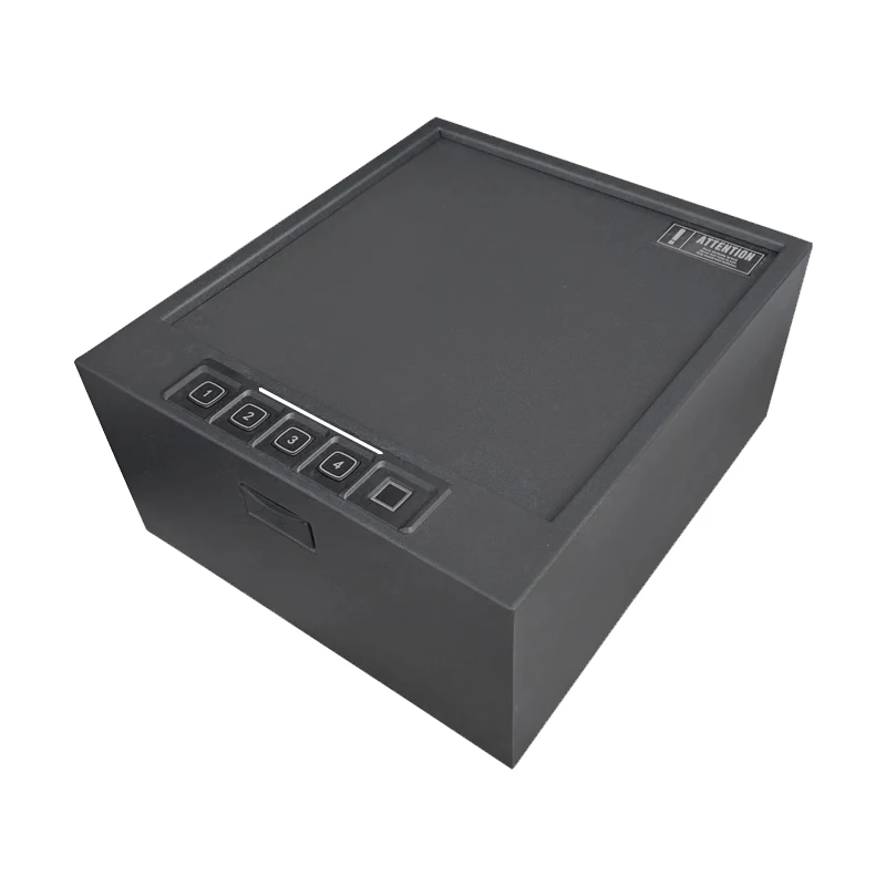 High Capacity Biometric Fingerprint & Key Lock Gun Safe with Digital Keypad for 4-5 Guns-Quick Access Box