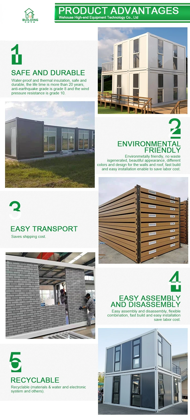 Modular Container Package Prefabricated Modular Tiny Prefab Containers Houses With Steel ...