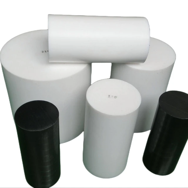 PTFE Rod White Plastic Corrosion Resistant Chemical Resistant High Temperature Aging PTFE 100% Pure Virgin