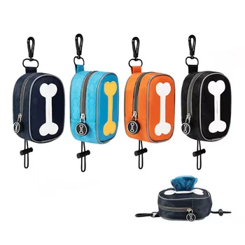 New Oxford with Holder Dog Poop Bag Dispenser Fits any Dog Leash Doggie Poop Bags and 1 Popular Sustainable Poop Bags Pet Waste