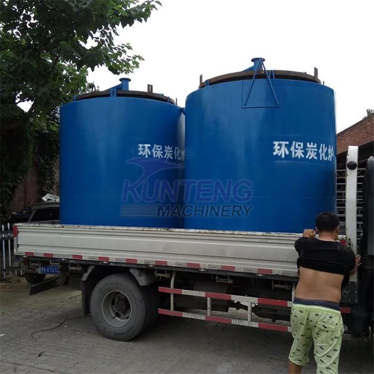Wide Range Of Applications Industrial Charcoal Kiln Earth Mound