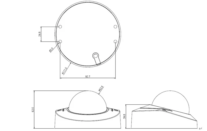 360 Degree CCTV Dome Camera 3D CAD Model Library GrabCAD, 55% OFF