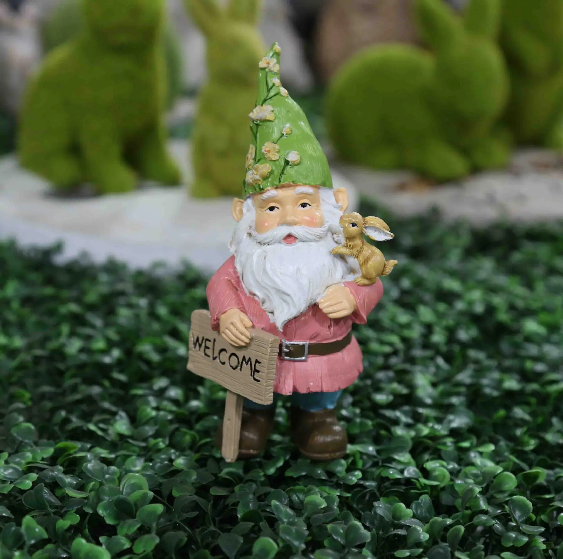 Abigail Factory Outdoor Gnome Resin Statues Handmade Elf Handheld ...