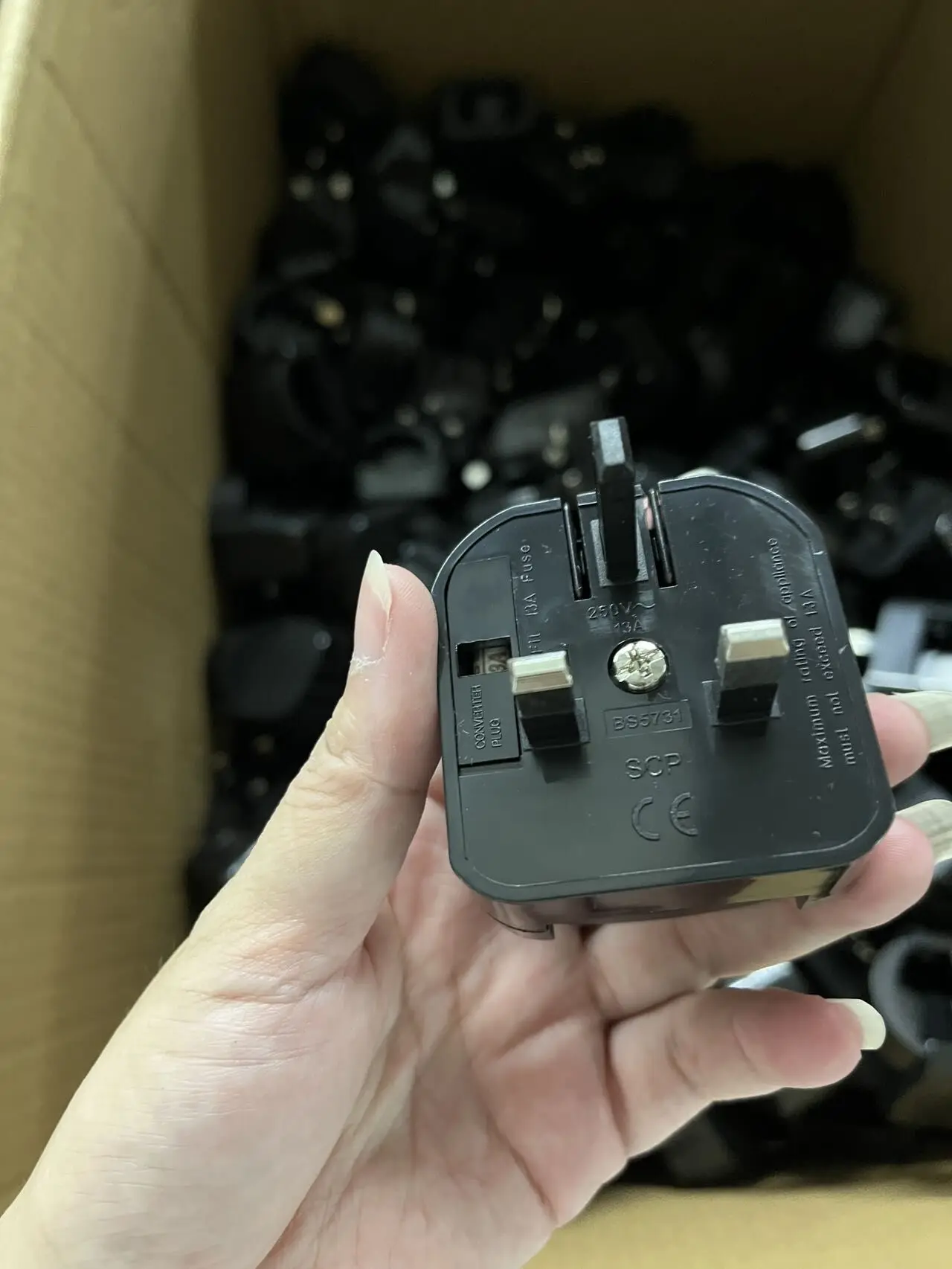 European Plug Conversion Plug German Standard To British Plug Bs5731