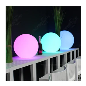 Cheap 100cm Diameter Large Solar Powered LED Globe / IP65 Waterproof Landscape Outdoor Flash Rechargeable Battery Sphere Light