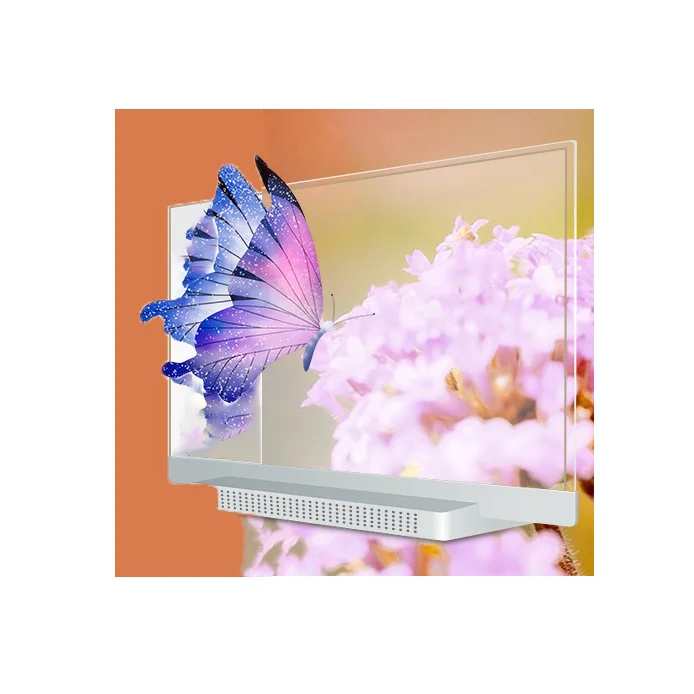 55 Zoll ultradünner transparenter OLED-Bildschirm lw550jul-hma2, 1920 (RGB) * 1080, Touch optional, transparentes OLED-Display für Digital Signage