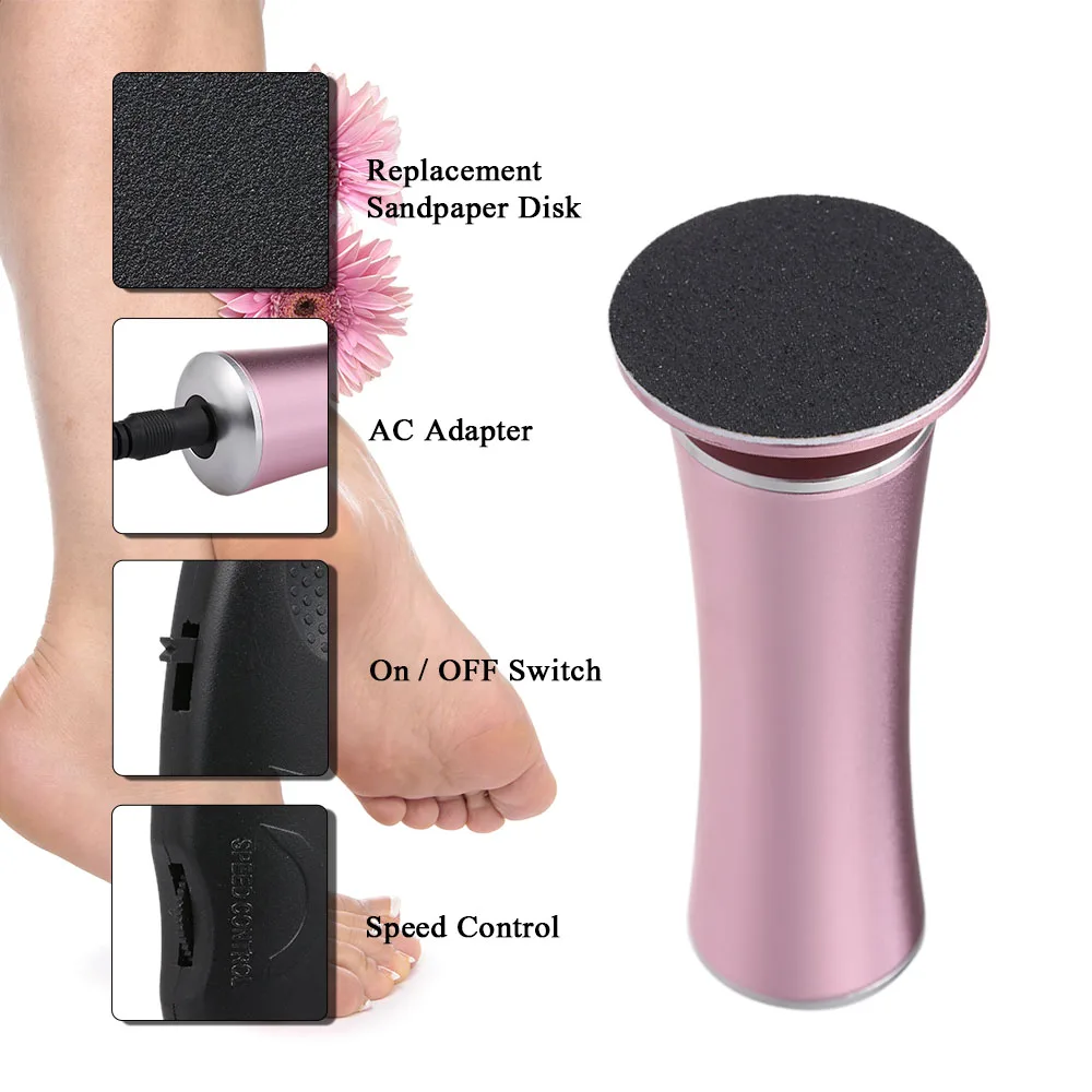 NEW Electric Foot Callus Remover feet Pedicure Tools Foot File with 60 pcs  Sandpaper Disk Smooth Machine for Foot Heel Dead Skin