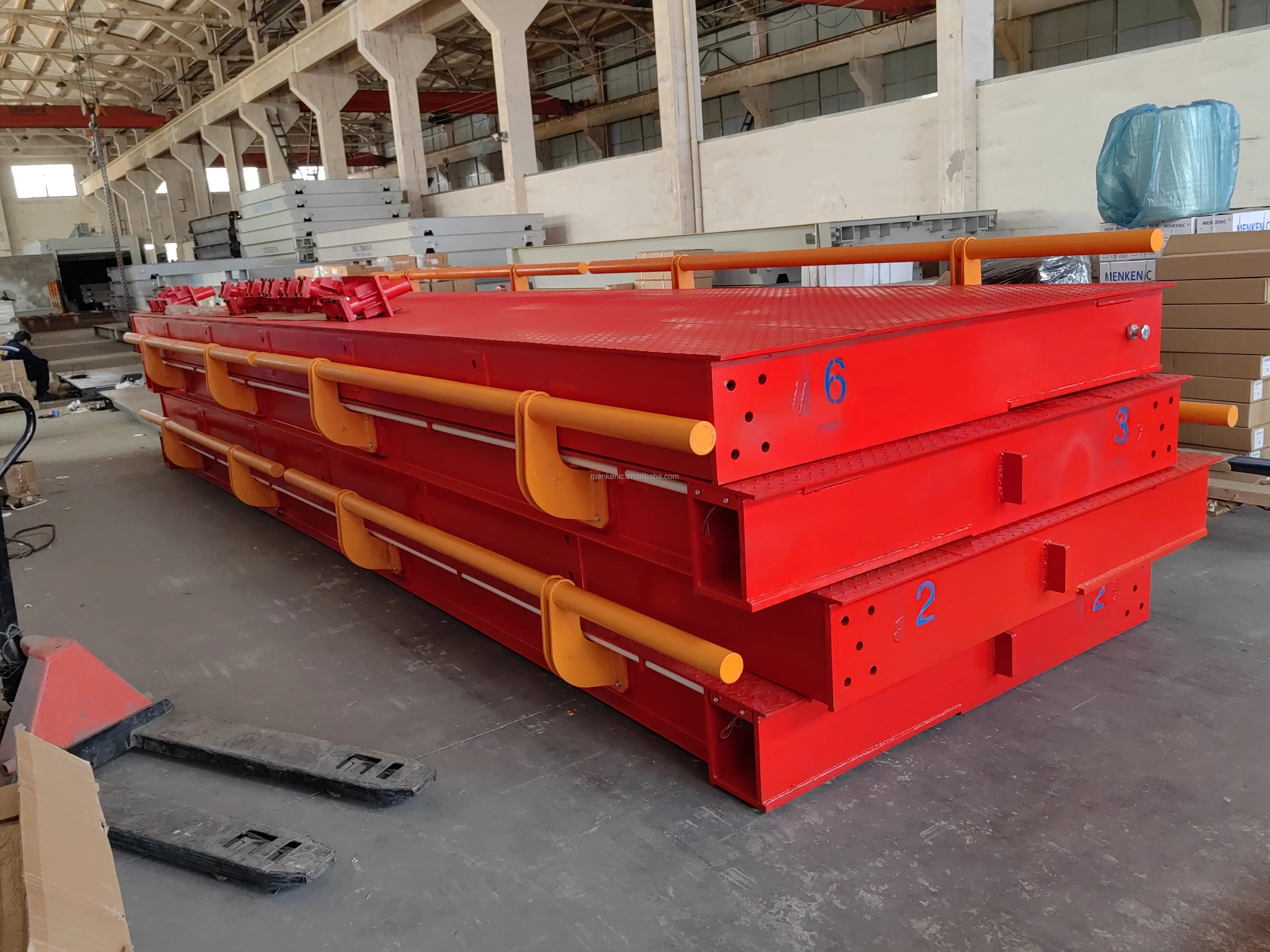 3x15m汽车衡重型汽车衡100吨带安全边缘地磅