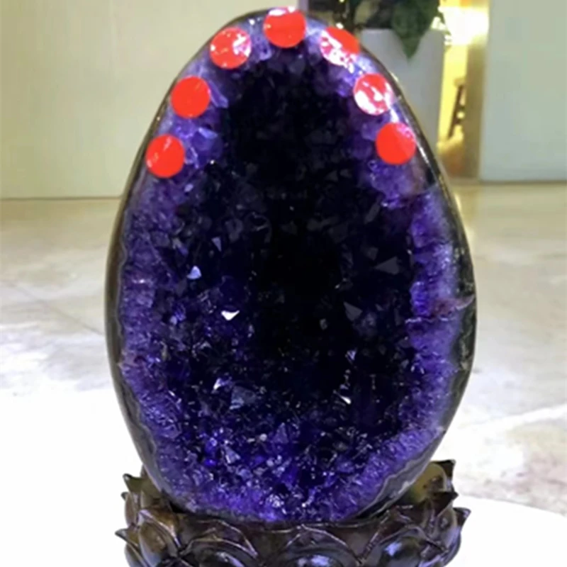 Wholesale Crystals Healing Stones Uruguay Amethyst Geode Natural Large Amethyst Cathedral For