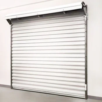 Industrial Security Door Modern Design Rolling Shutter Aluminum Garage Door with Windproof Feature Remote Control Good Price