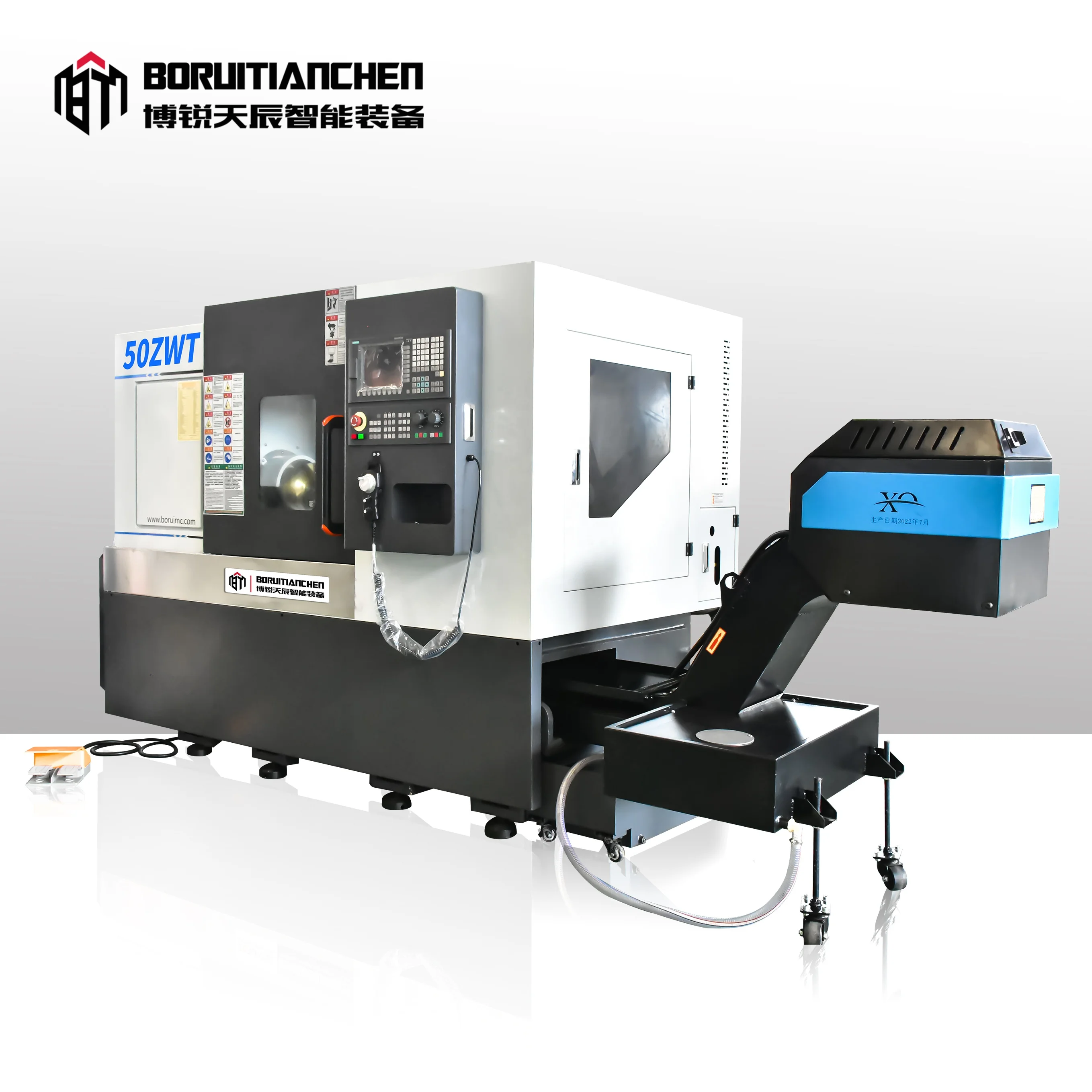 50ZWT Full Function Slant Bed Cnc Lathe Cnc Turning Lathe Hot Product Single Provided Customizable Sawing Machine 500