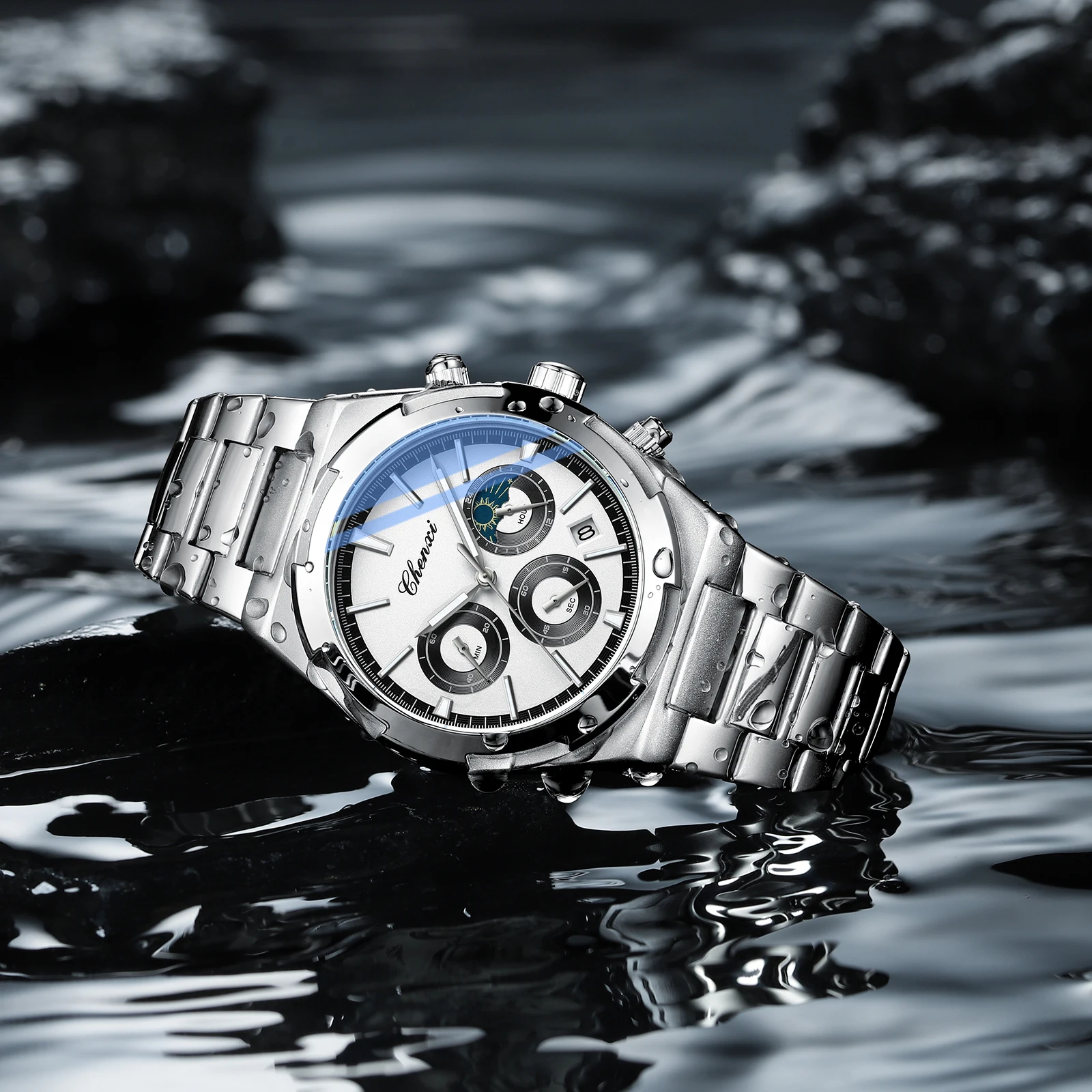 2024 New CHENXI 956 Men's Luxury Waterproof Chronograph Watch
