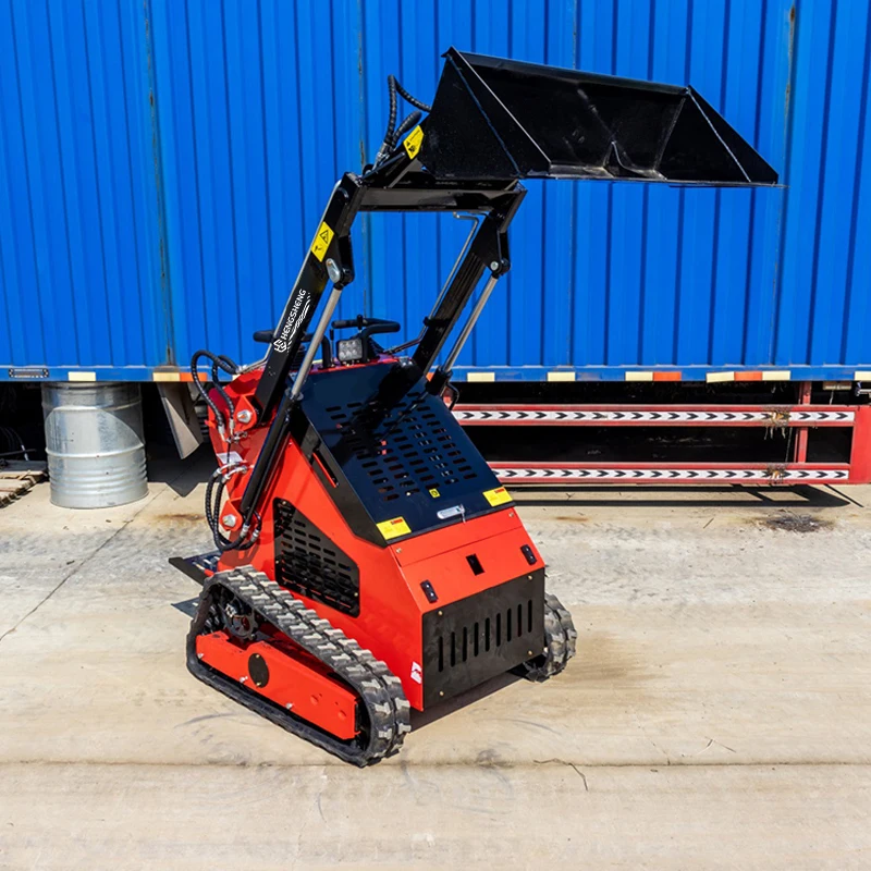 HS320T Track Skid Steer Loader 830kg Operating Weight 0.15m³ Bucket 9.7KW/10KW KOOP/BAILITONG Optional EPA/CE Available