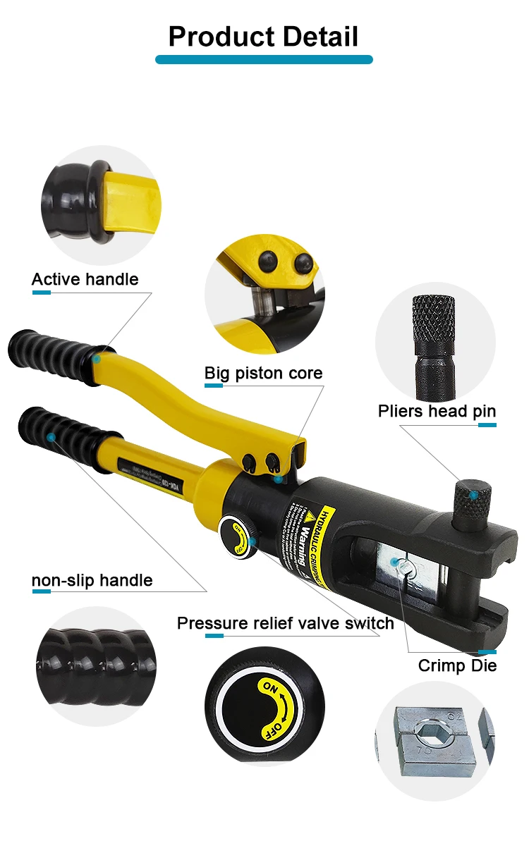 YQK-120 Hydraulic Cable Lug Crimping Tool
